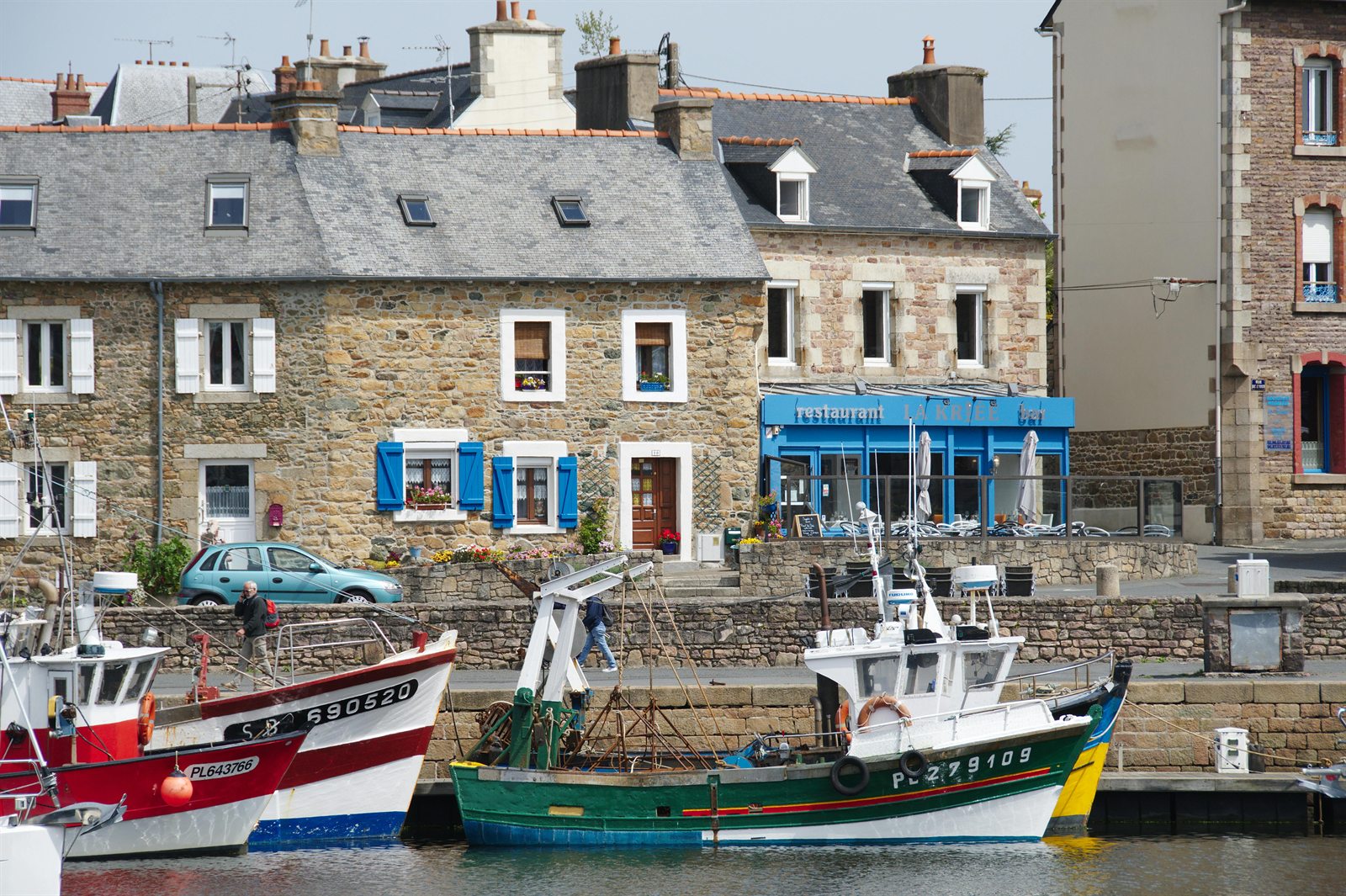 Port de pêche breton dans le Finistère